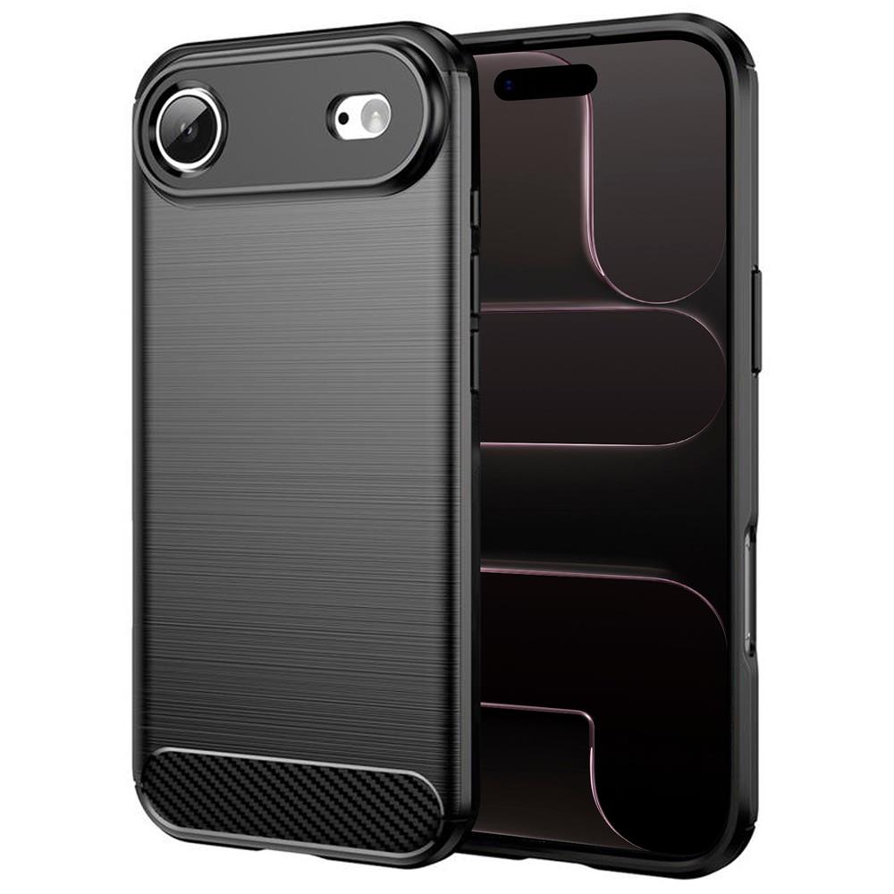 Carbon Brush TPU für Apple iPhone Air (2025) in Schwarz