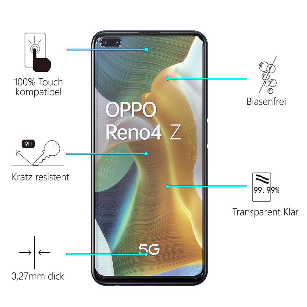Glas 2in1 für OPPO Reno 4 Z 5G