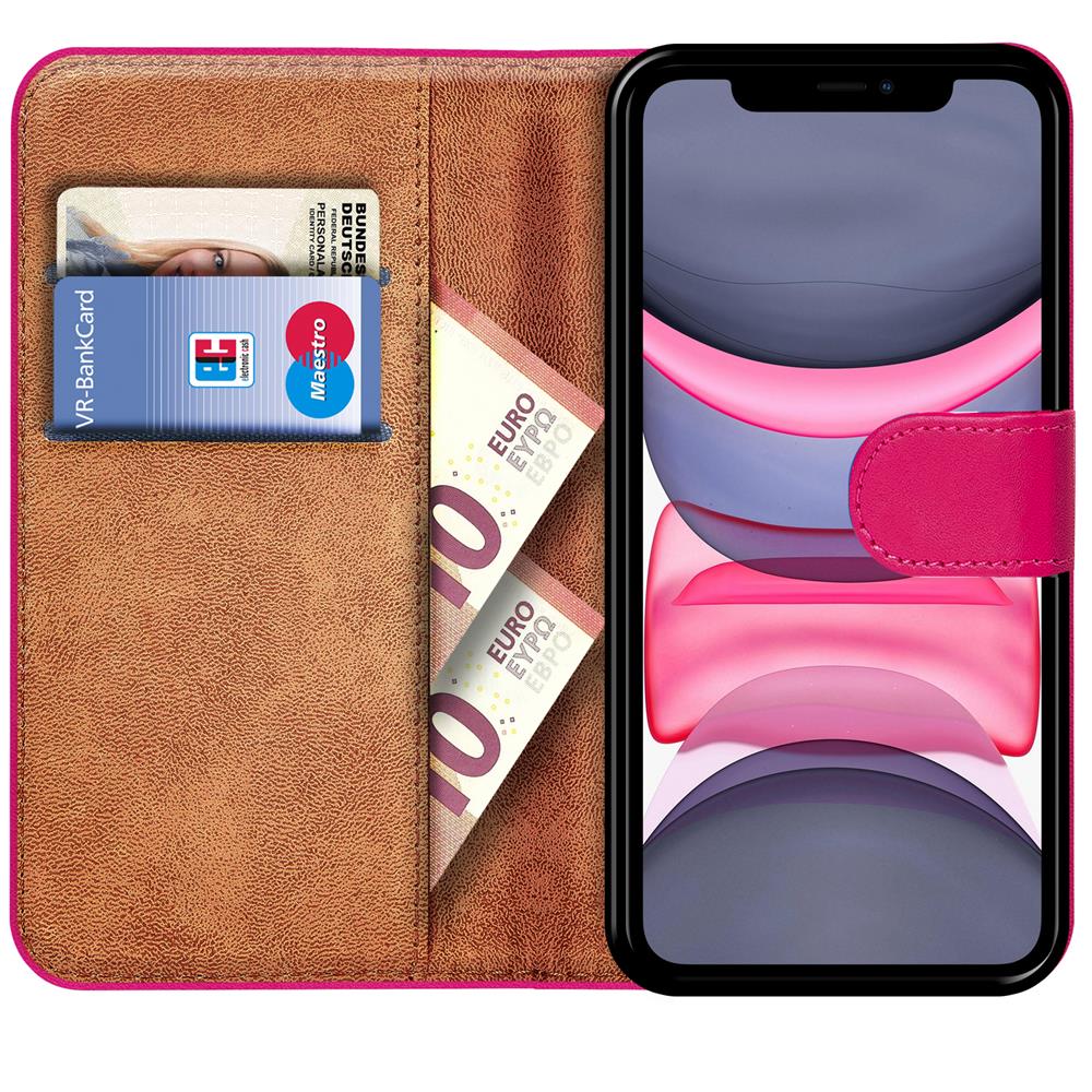 Basic Wallet für Apple iPhone 11 in Pink