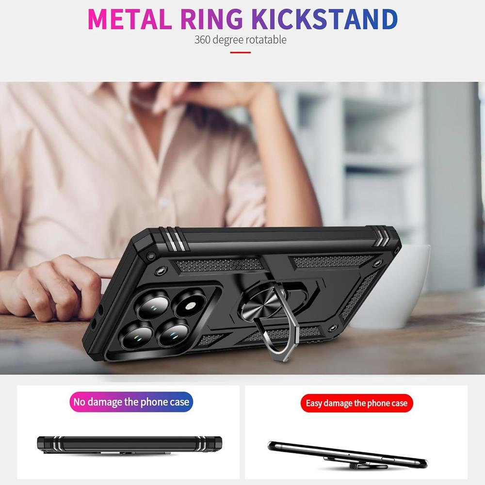 Army Case für Xiaomi 14T Pro in Schwarz