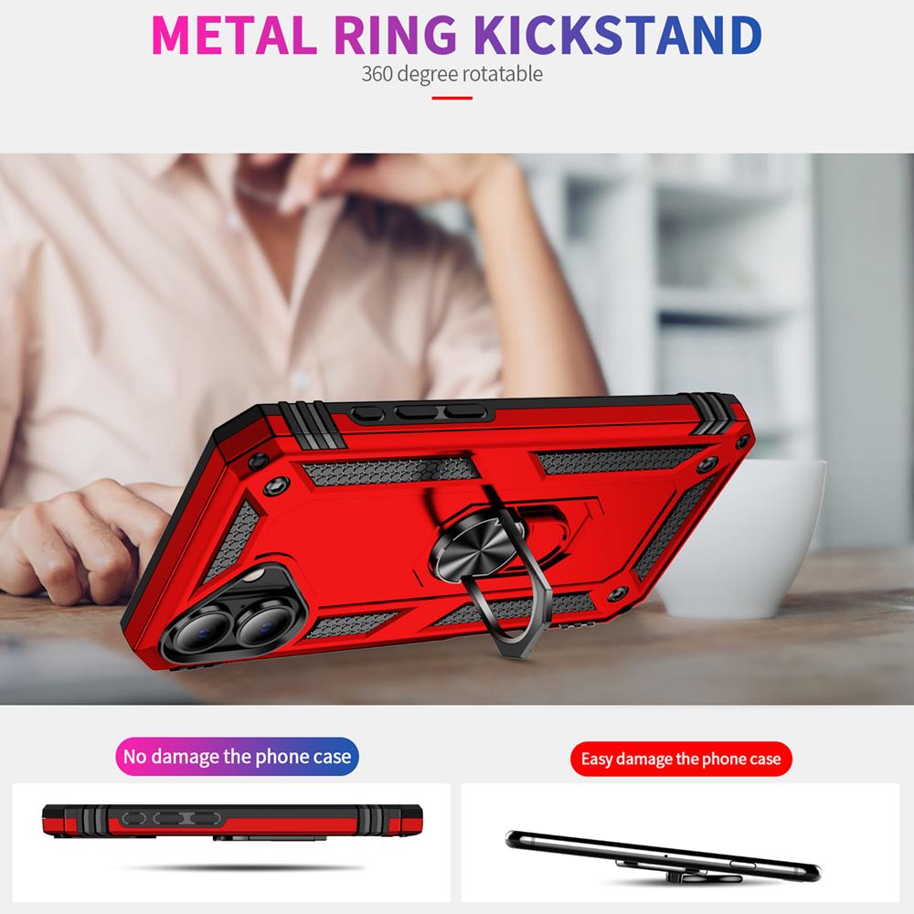 Army Case für Apple iPhone 16 Plus in Rot