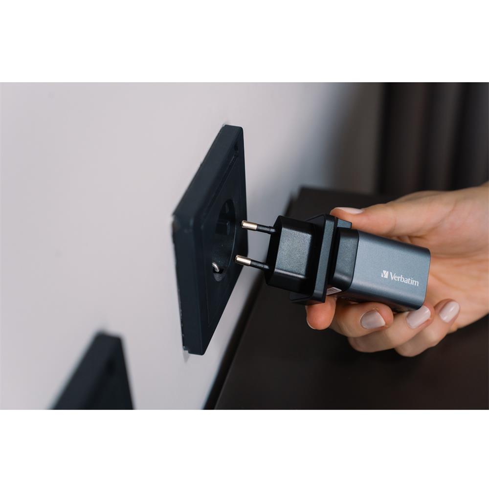 Verbatim Netz-Ladegerät GNC-35 - GaN Charger 35W