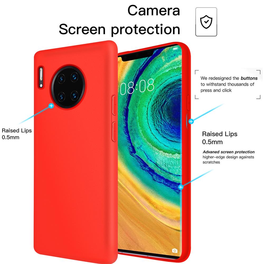 Colour TPU für Huawei Mate 30 Pro in Rot
