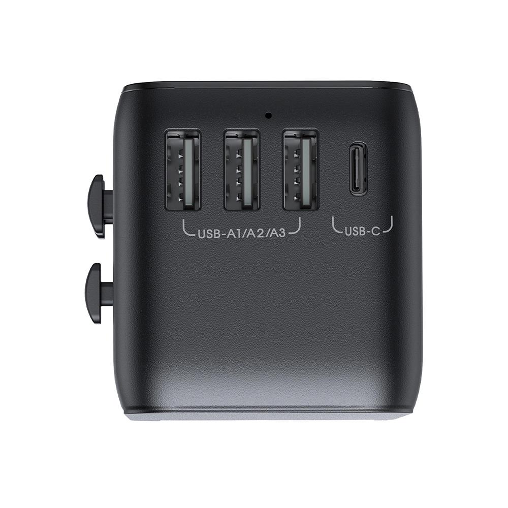 Joyroom Reiseadapter JR-TCW01 in Schwarz Joyroom Reiseadapter JR-TCW01 in Schwarz