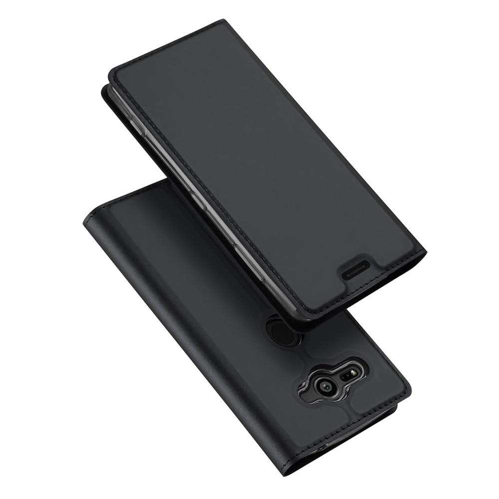 Electroplated Flip für Sony Xperia XZ2 Compact in Schwarz