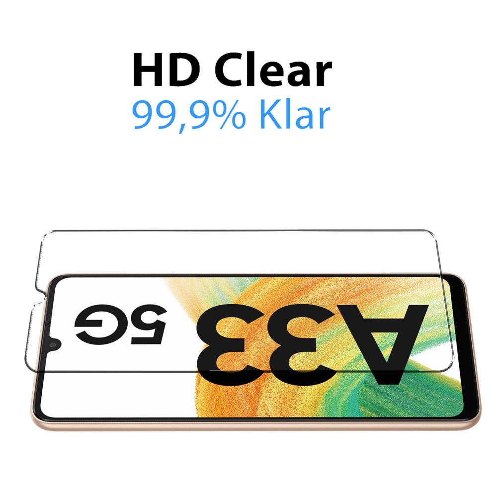 4in1 Glas Set für Samsung Galaxy A33 5G