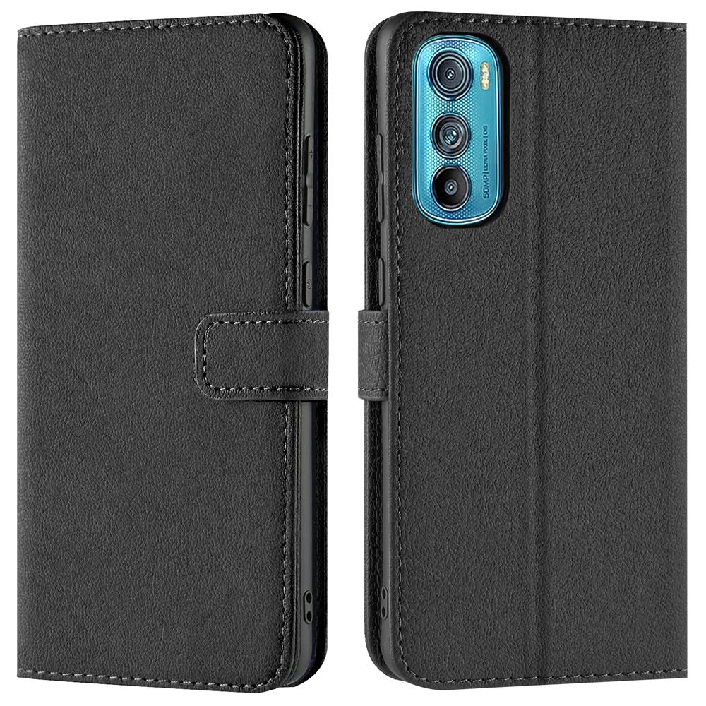 Basic Wallet für Motorola Edge 30 in Schwarz