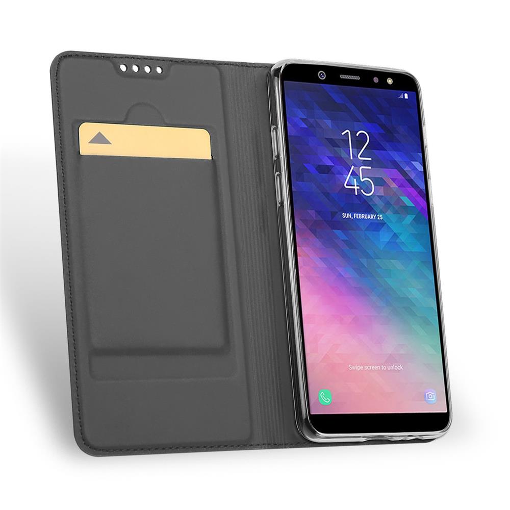 Electroplated Flip für Samsung Galaxy A6 in Schwarz