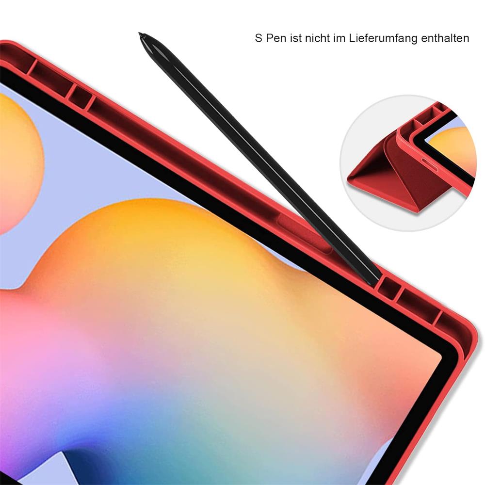 Smart Cover für Samsung Galaxy Tab S10 FE Plus in Rot