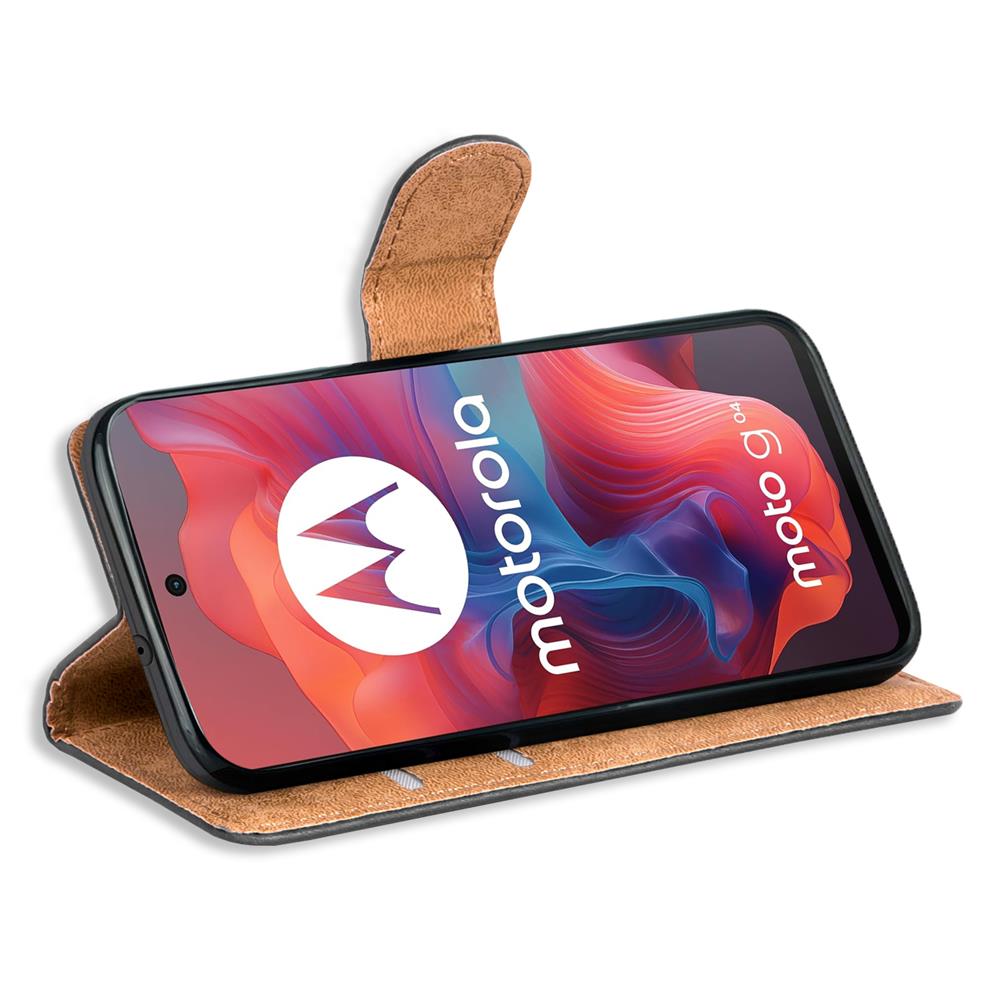 Basic Wallet für Motorola Moto G04 / G24 in Schwarz