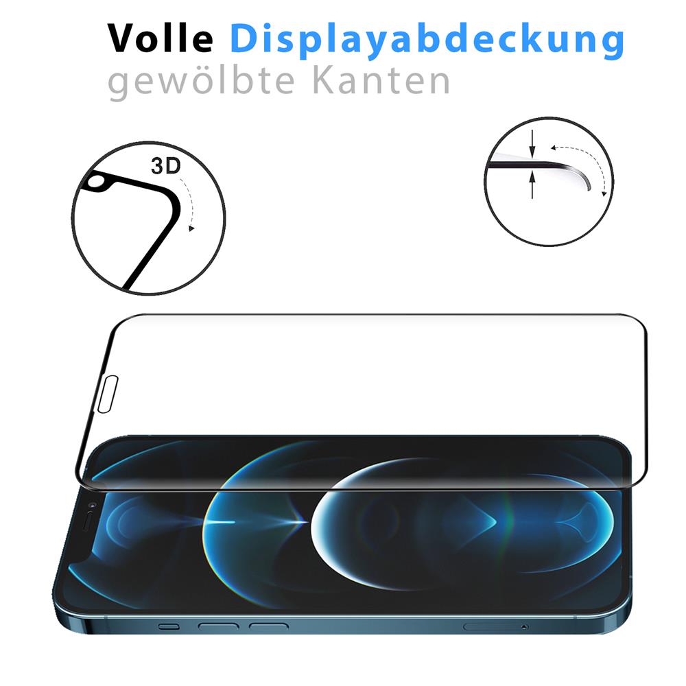Fullscreen Glas für Apple iPhone 12 Pro Max