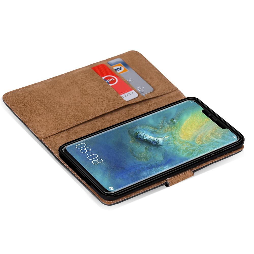 Basic Wallet für Huawei Mate 20 Pro in Schwarz