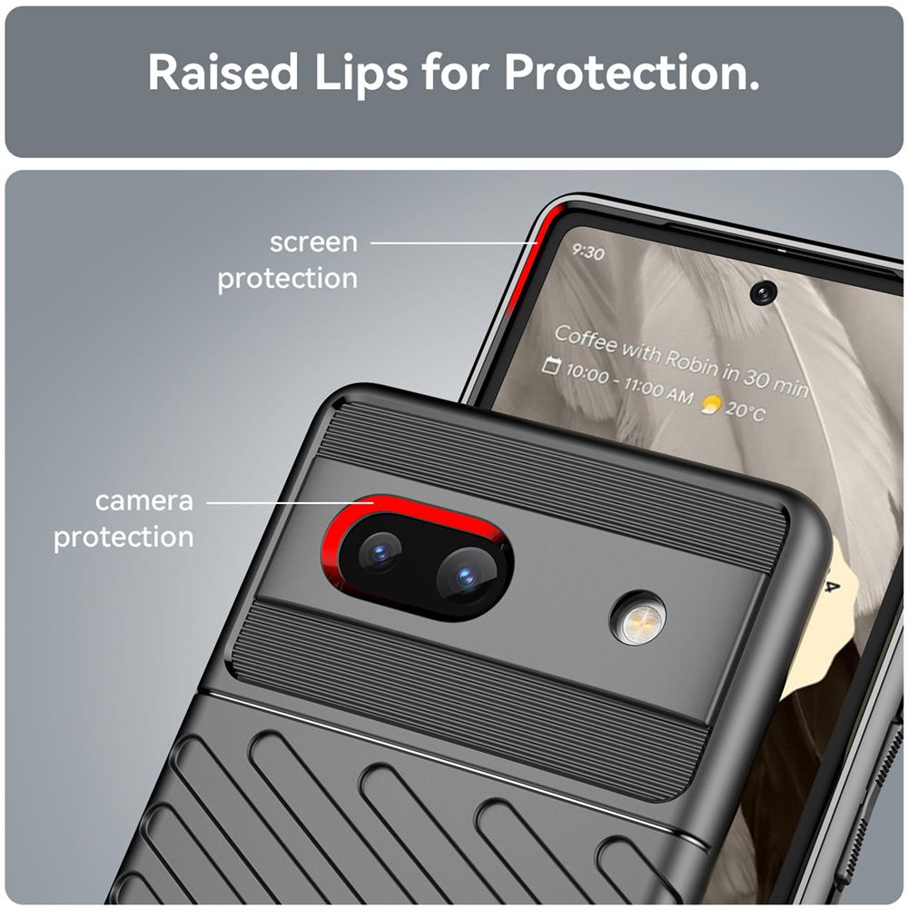 Thunder Case für Google Pixel 7a in Schwarz