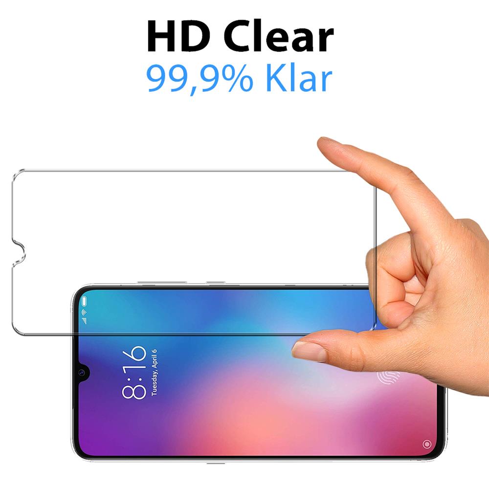 Glas 2in1 für Xiaomi Mi 9
