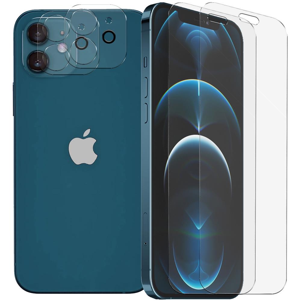 4in1 Glas Set für Apple iPhone 12