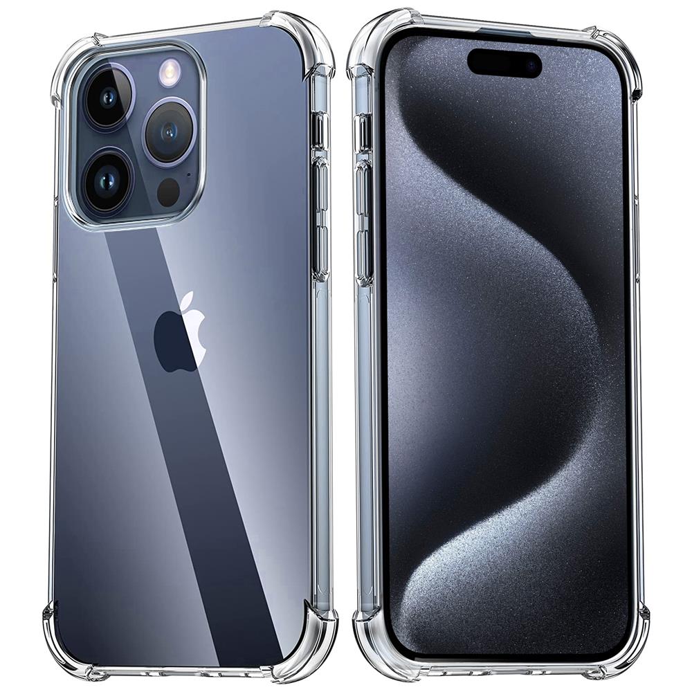 Rugged TPU für Apple iPhone 15 Pro Max in Transparent