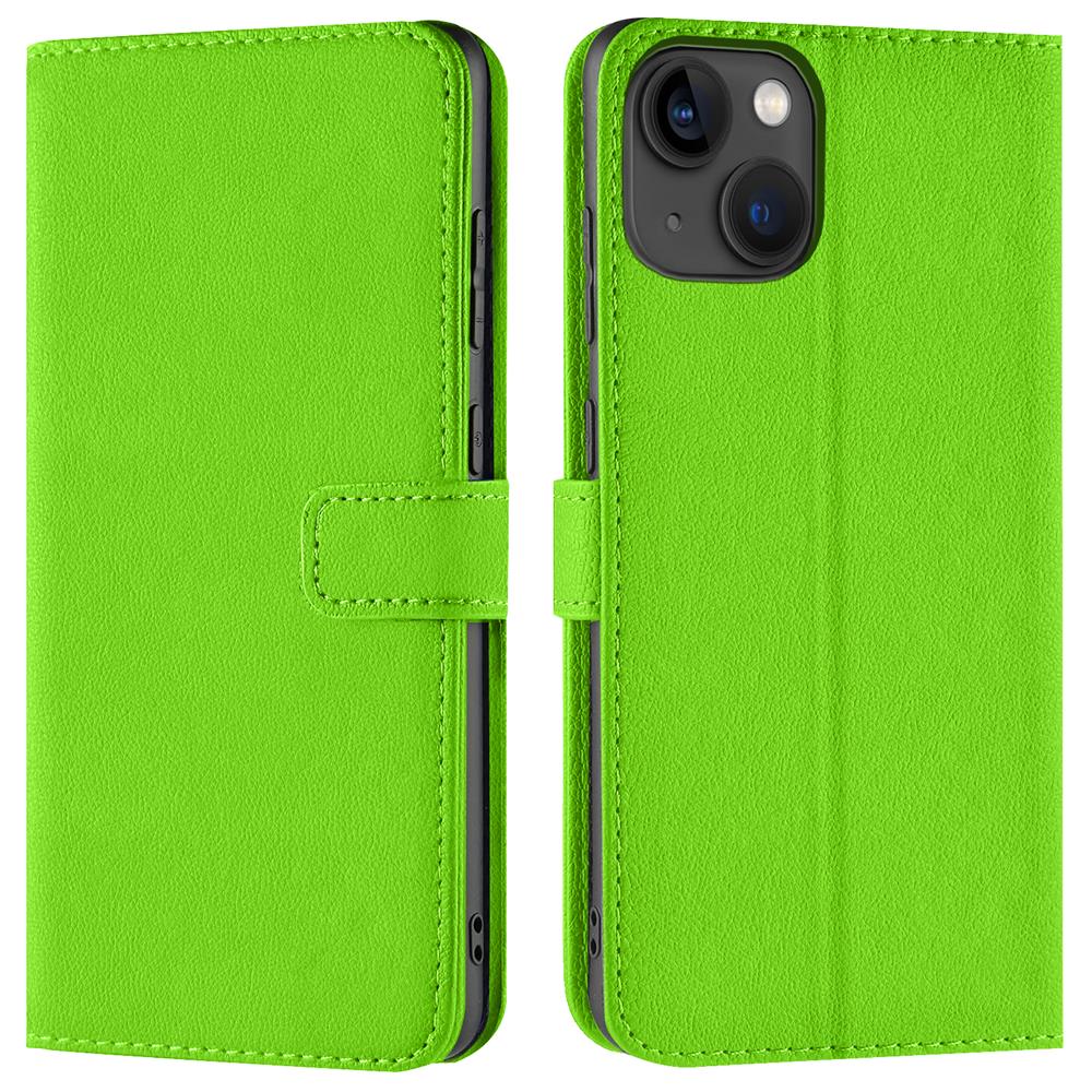 Basic Wallet für Apple iPhone 14 Plus in Grün