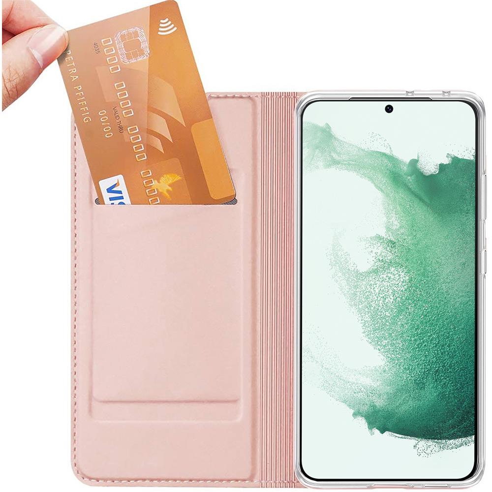 Electroplated Flip für Samsung Galaxy S22 Ultra in Rosegold