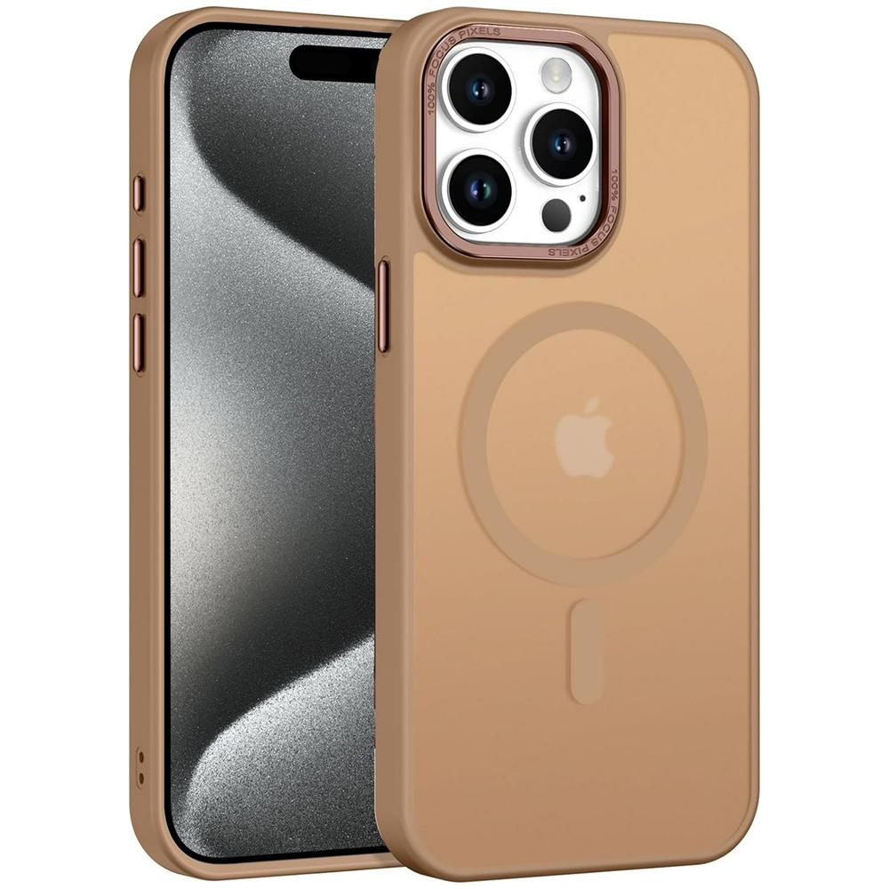 Frame Case für Apple iPhone 15 Pro Max in Braun