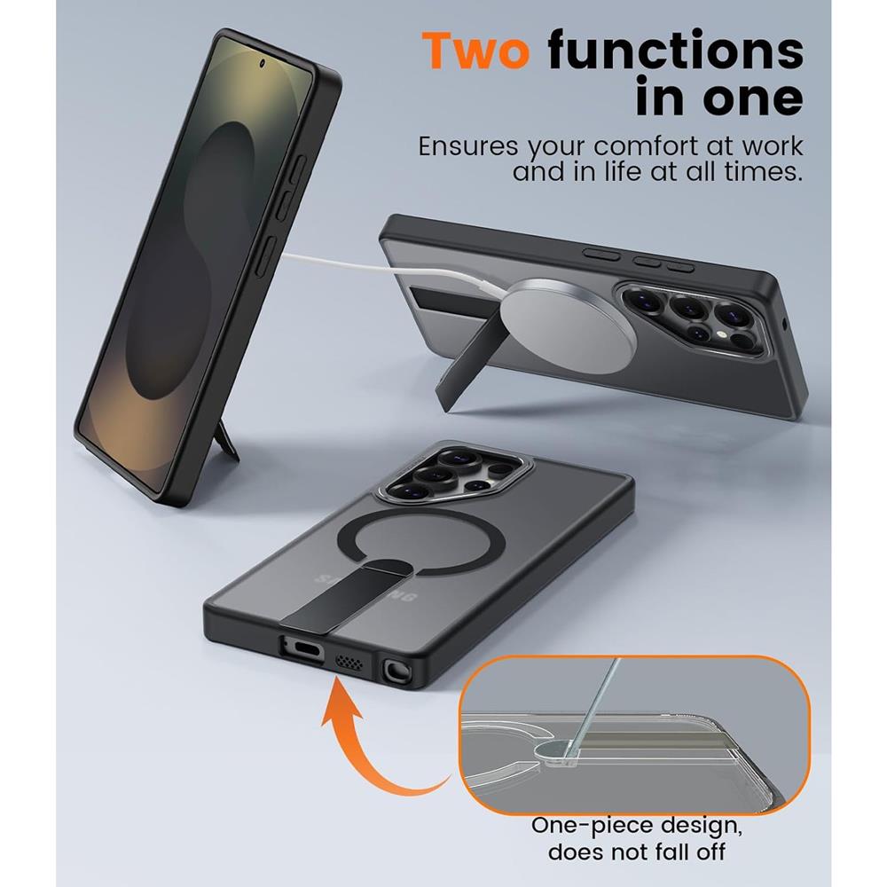 Kickstand TPU für Samsung Galaxy S25 Ultra in Schwarz