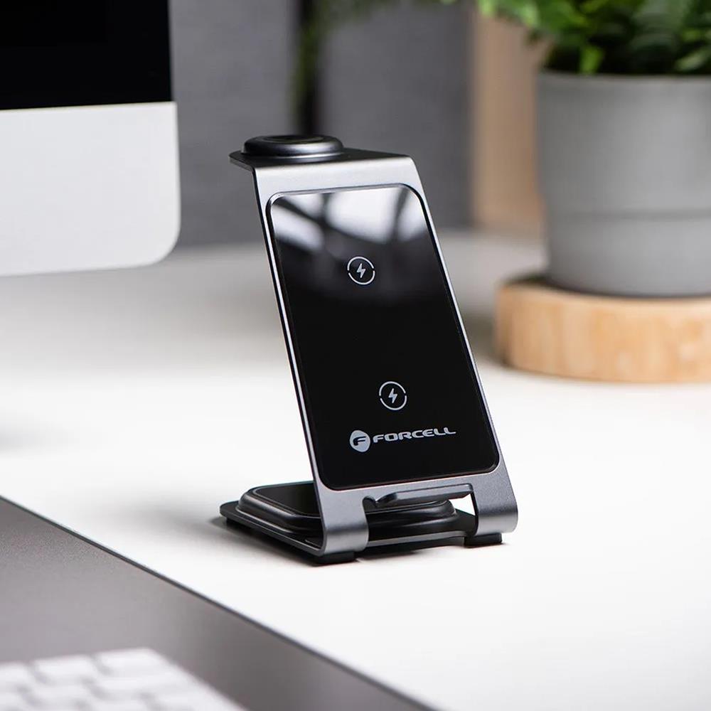 Ladestation 3in1 Forcell F-Energy - Apple/Samsung