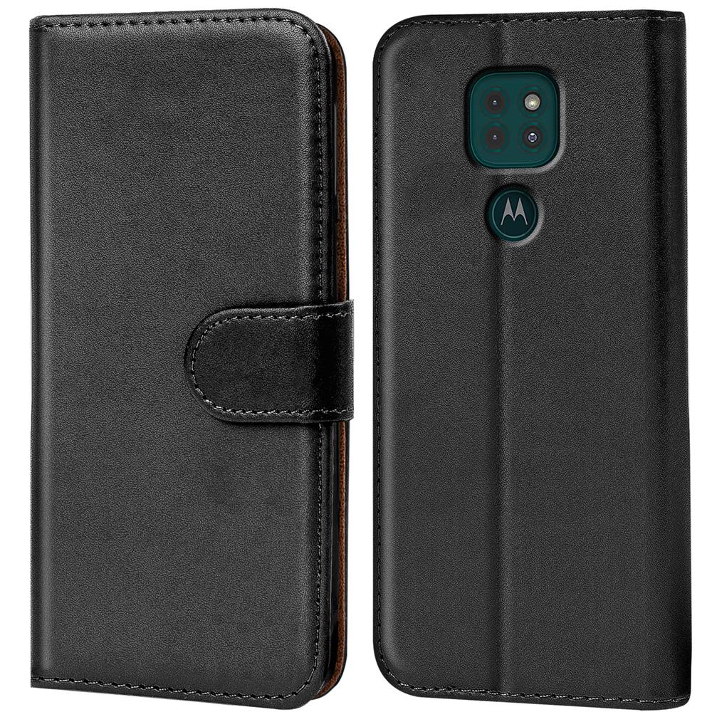 Basic Wallet für Motorola Moto G9 Play in Schwarz