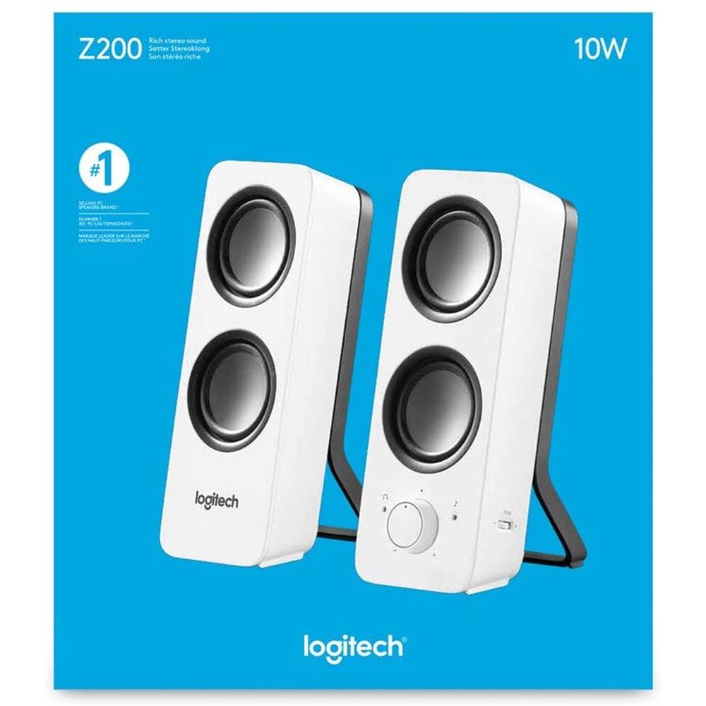 PC-Lautsprecher LOGITECH Z200 in Weiss