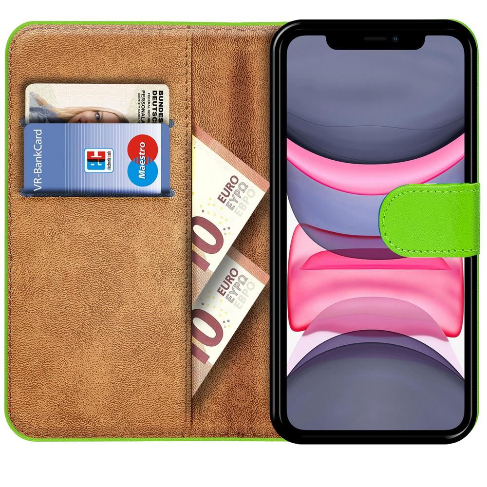 Basic Wallet für Apple iPhone 11 in Grün