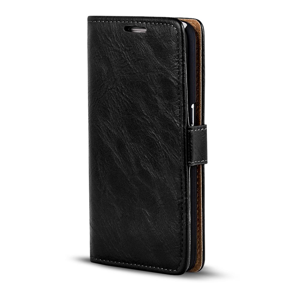 Retro Wallet für Samsung Galaxy A3 2017 (A320) in Schwarz