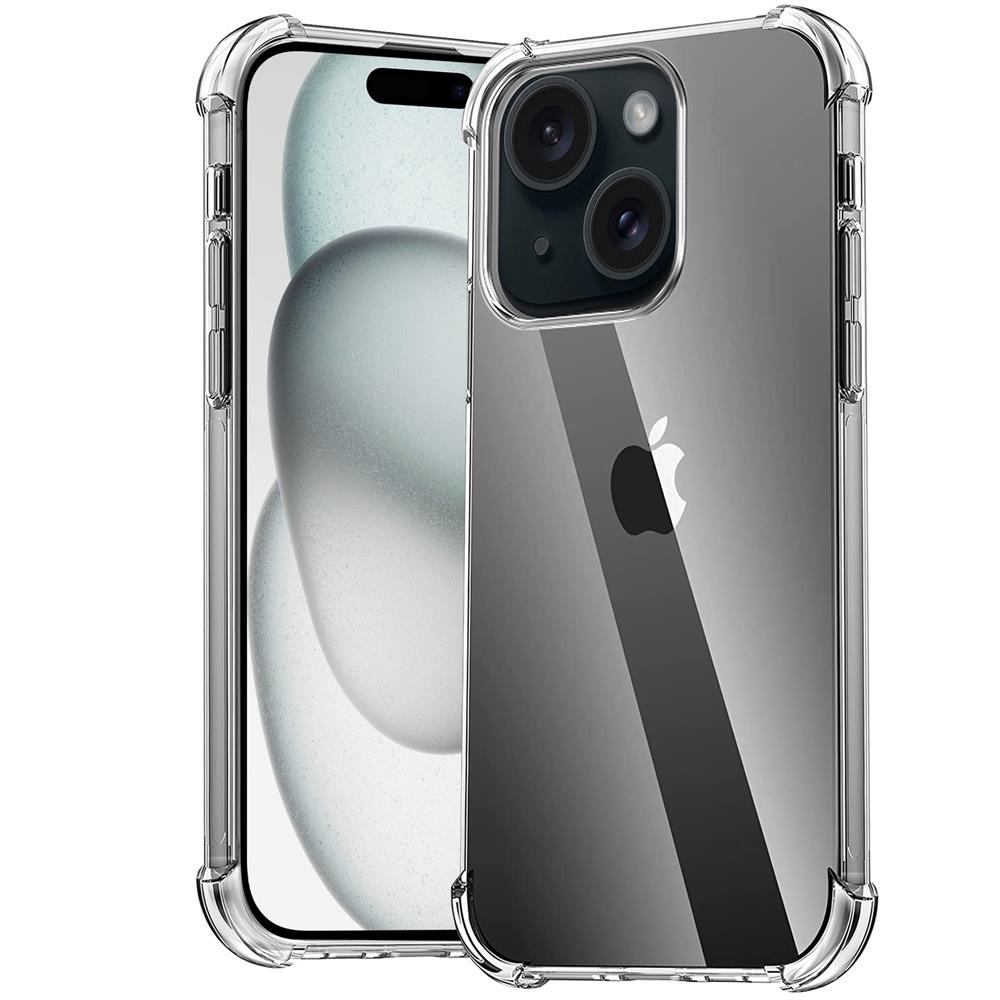 Rugged TPU für Apple iPhone 15 in Transparent