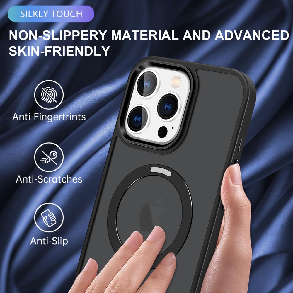 Skin MagSafe für Apple iPhone 16 Pro Max in Schwarz