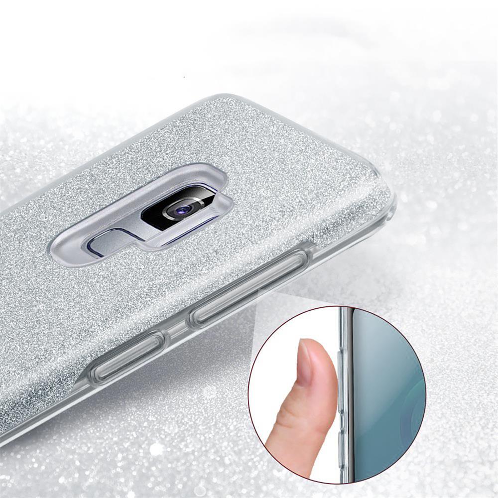 Shiny TPU für Samsung Galaxy S9 in Silber