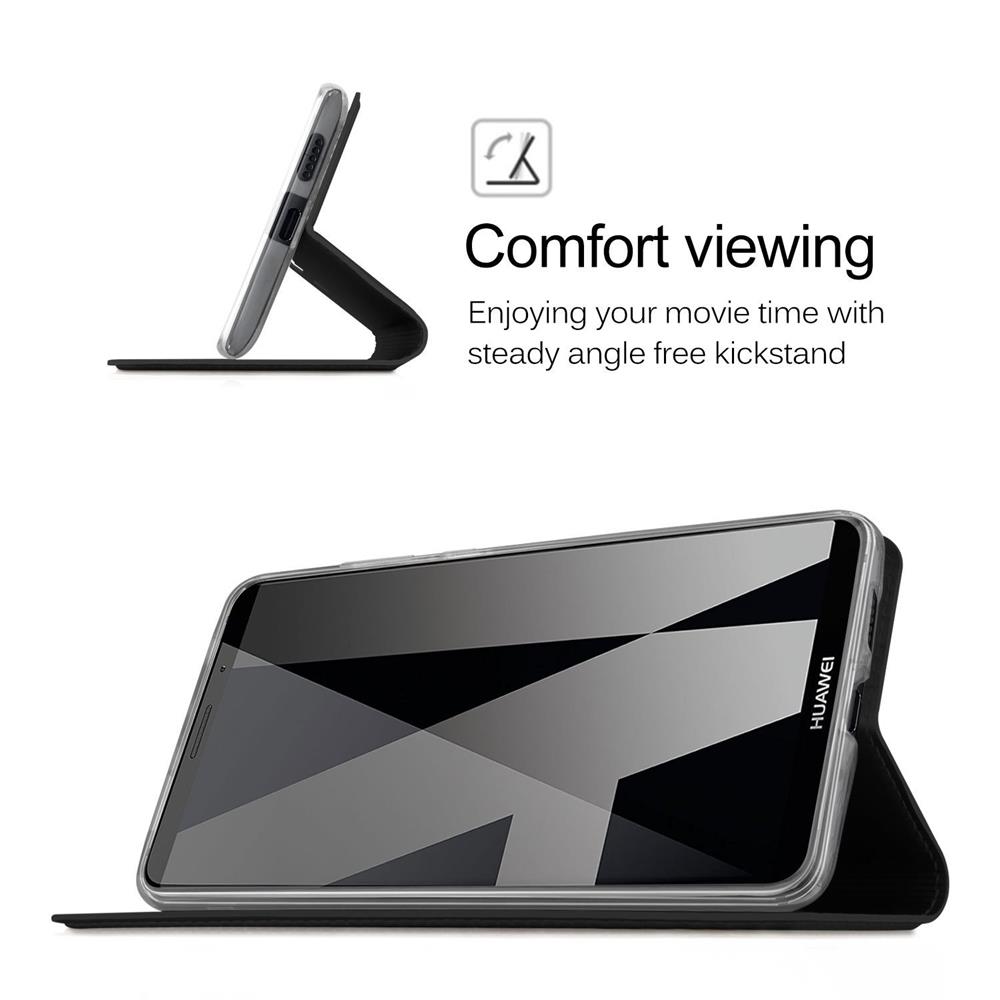 Electroplated Flip für Huawei Mate 10 Pro in Schwarz