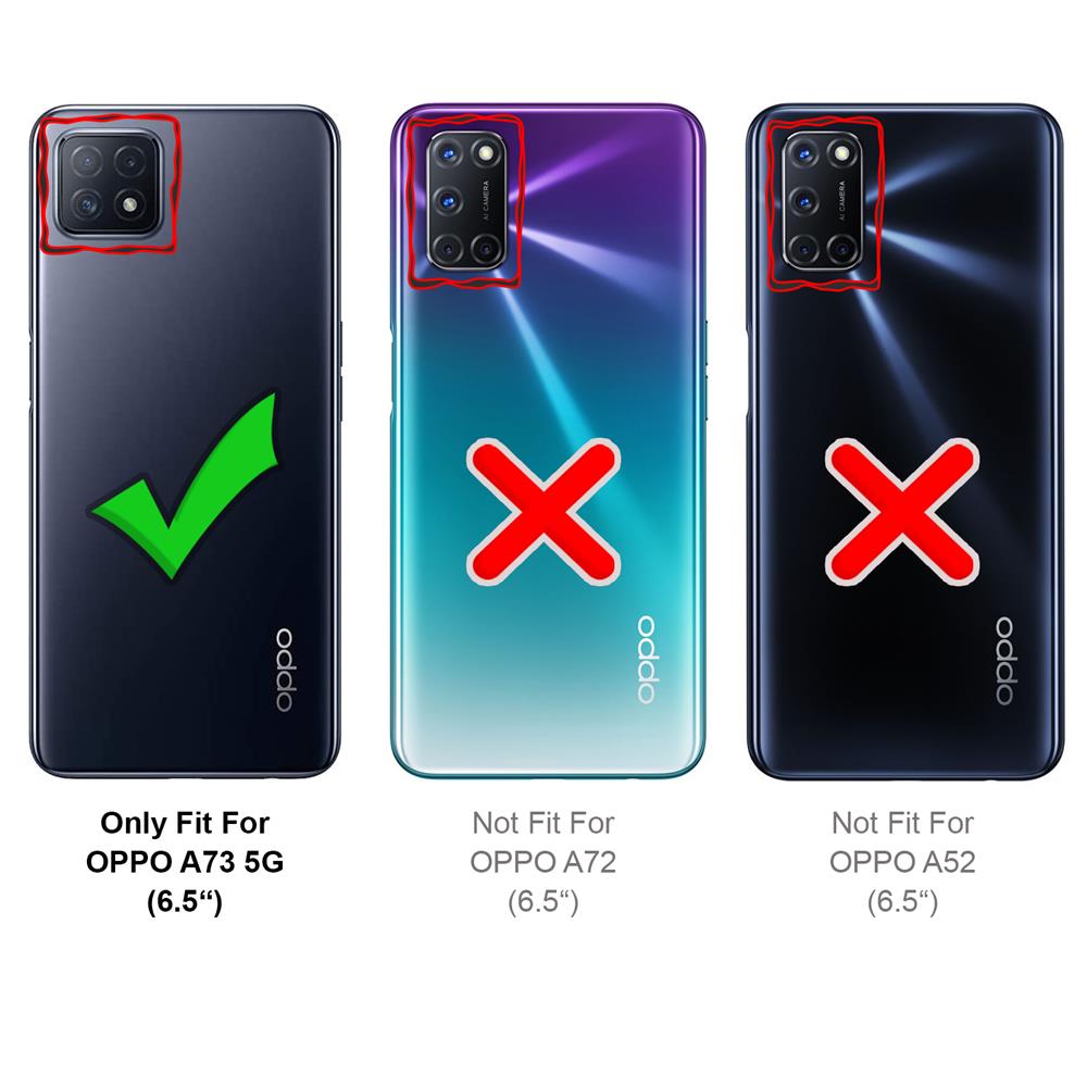 4in1 Glas Set für OPPO A73 5G