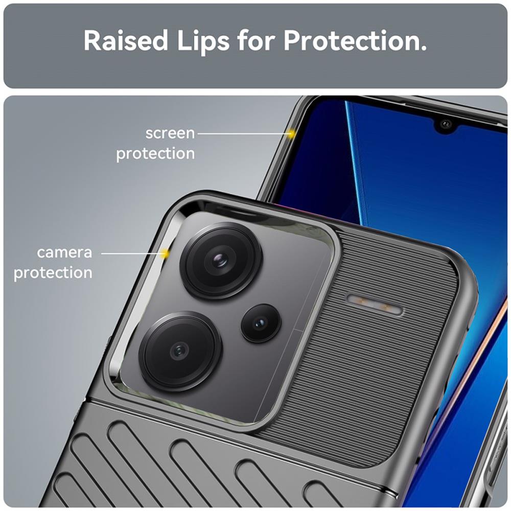 Thunder Case für Xiaomi Redmi Note 13 Pro Plus 5G in Schwarz