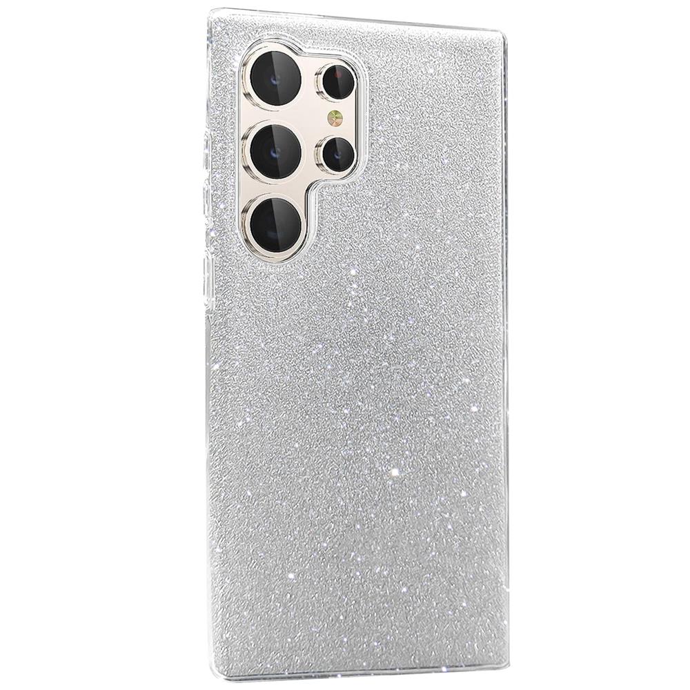 Shiny TPU für Samsung Galaxy S24 Ultra in Silber