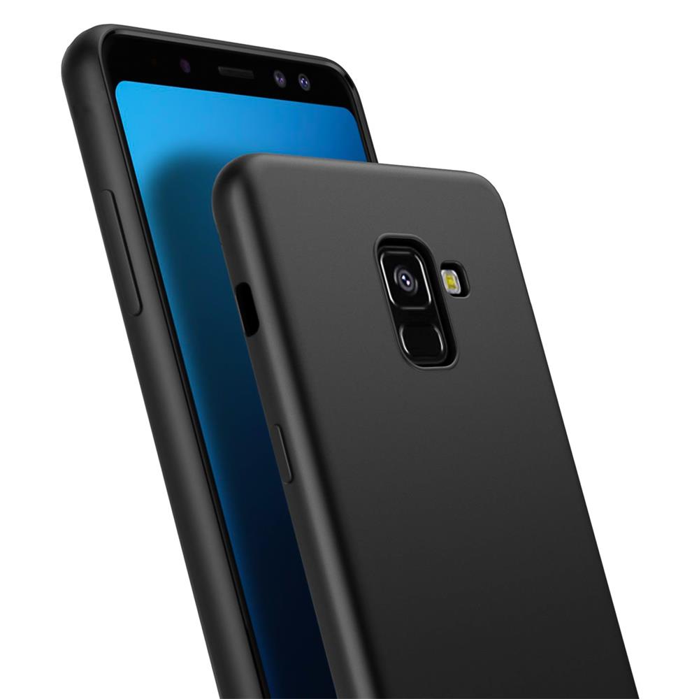 Classic TPU für Samsung Galaxy A8 Plus 2018 in Schwarz