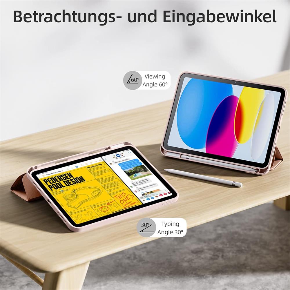 Smart Cover für Apple iPad Pro 13 2024 in Rosa