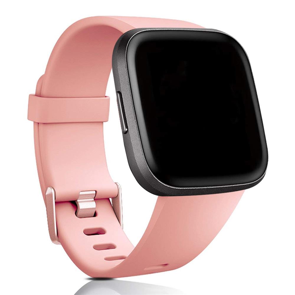Fitnessarmband TPU für Fitbit Versa / Lite - Größe S in Braun
