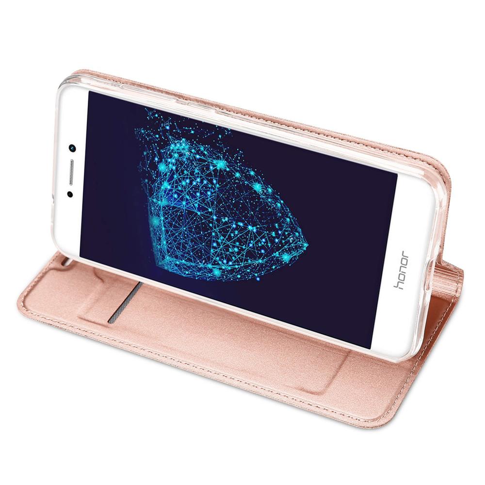 Electroplated Flip für Huawei P8 Lite 2017 in Rosegold