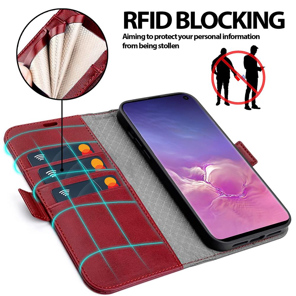 Nathy Wallet für Samsung Galaxy S10e in Rot