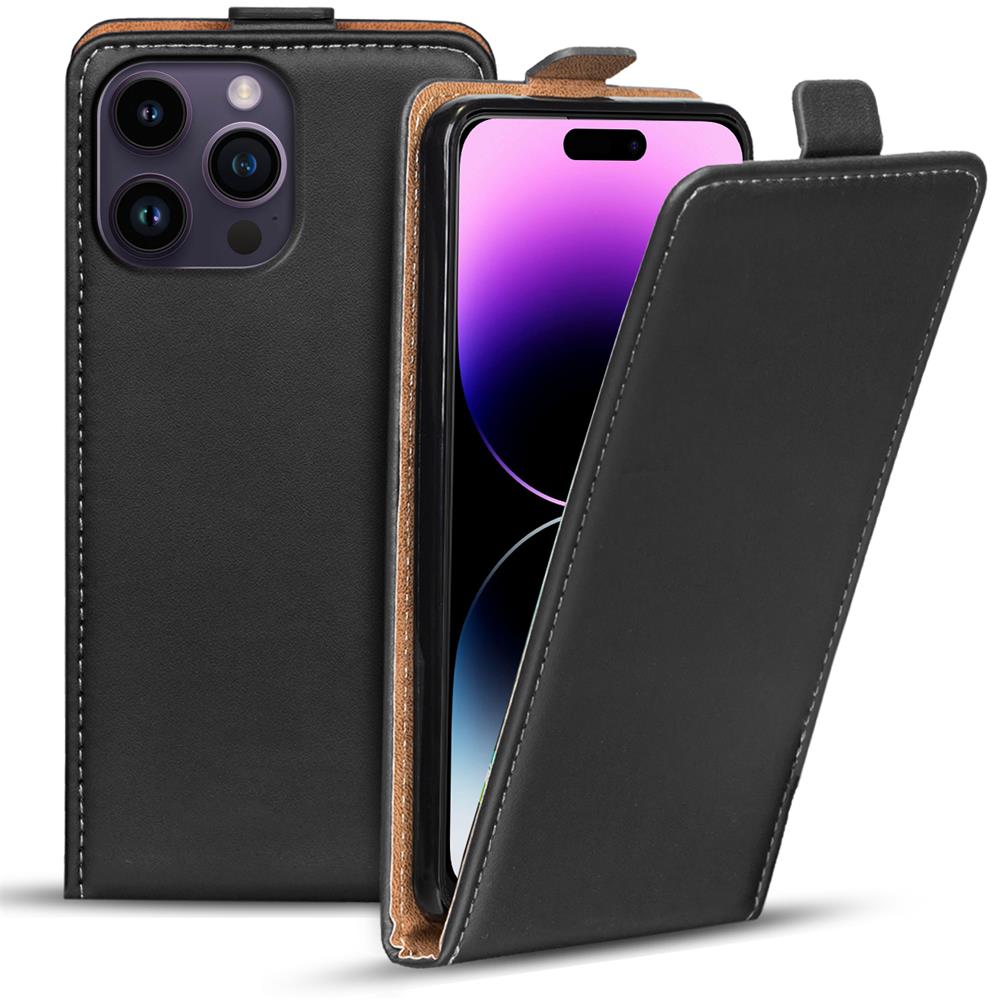 Basic Flip für Apple iPhone 15 Pro Max in Schwarz