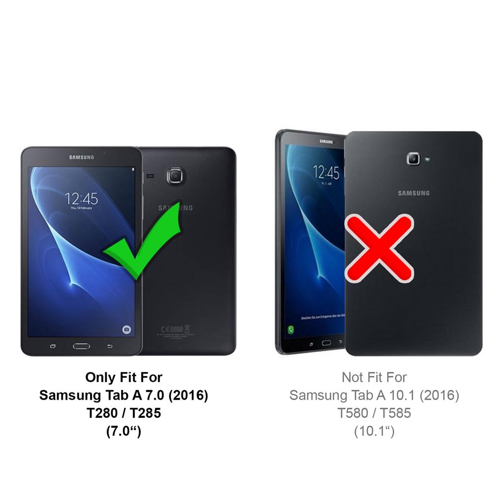 Outdoor Tab für Samsung Galaxy Tab A 7.0 2016 T280 in Schwarz