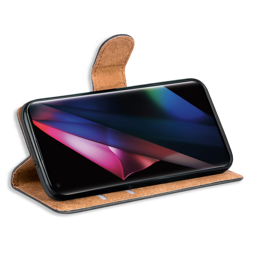 Basic Wallet für OPPO Find X3 Pro in Schwarz