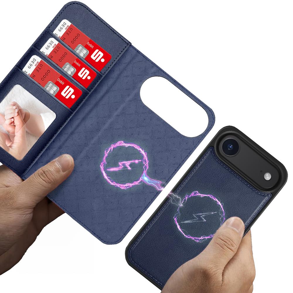 Magnetic Wallet für Apple iPhone Air in Blau