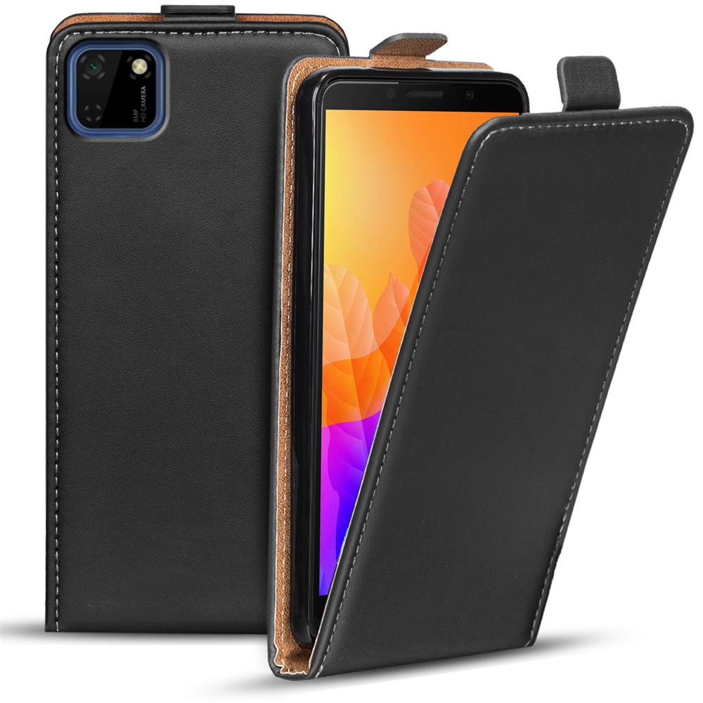 Basic Flip für Huawei Y5p in Schwarz