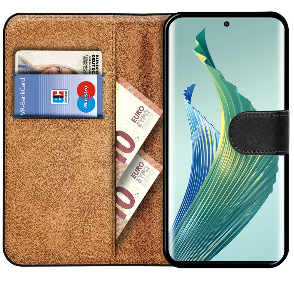 Basic Wallet für Honor Magic 5 Lite in Schwarz