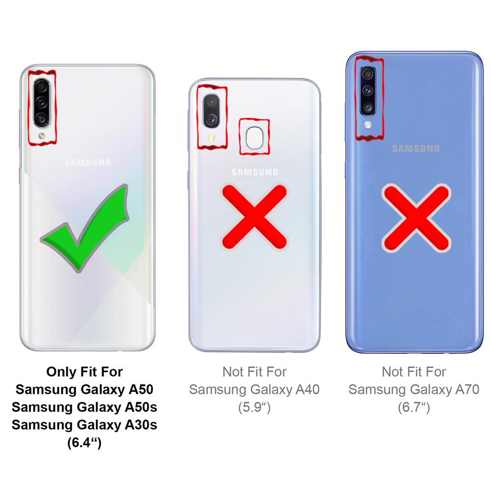 Carbon Brush TPU für Samsung Galaxy A50 / A30s in Schwarz