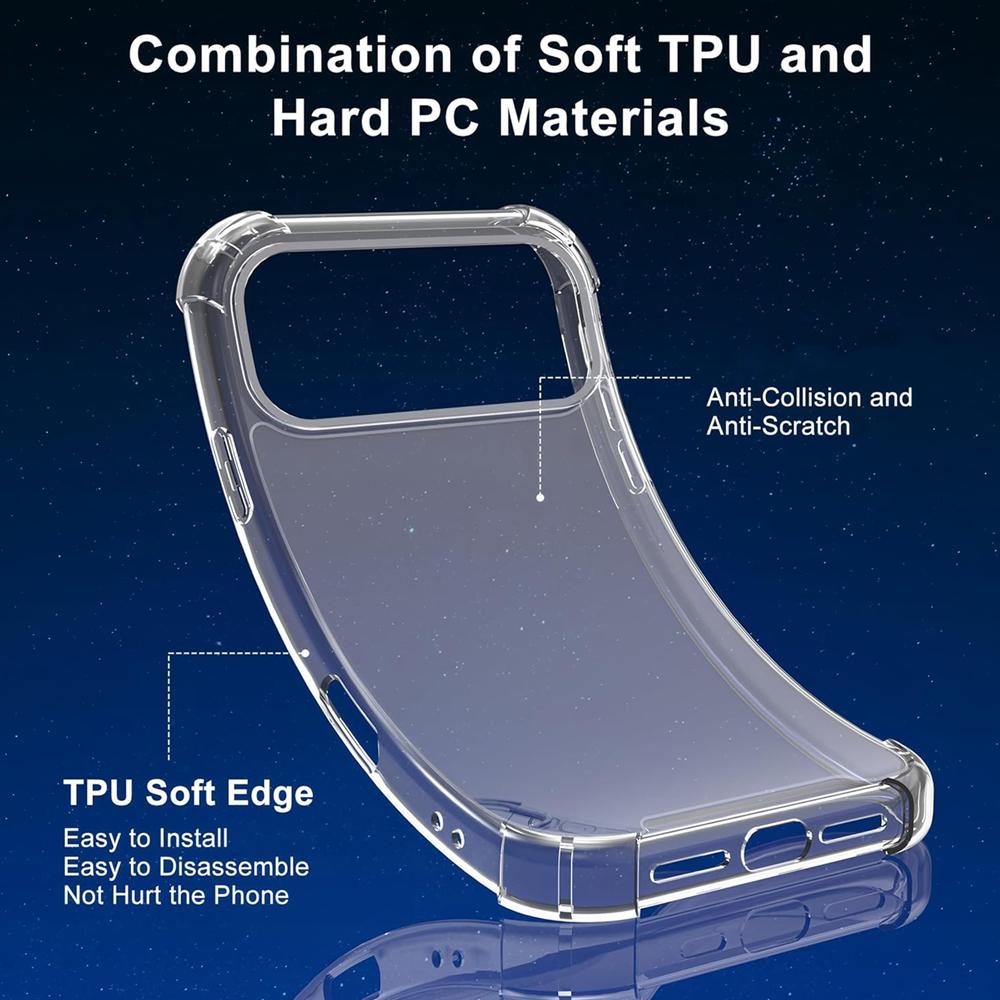 Rugged TPU für Apple iPhone 17 Pro Max in Transparent