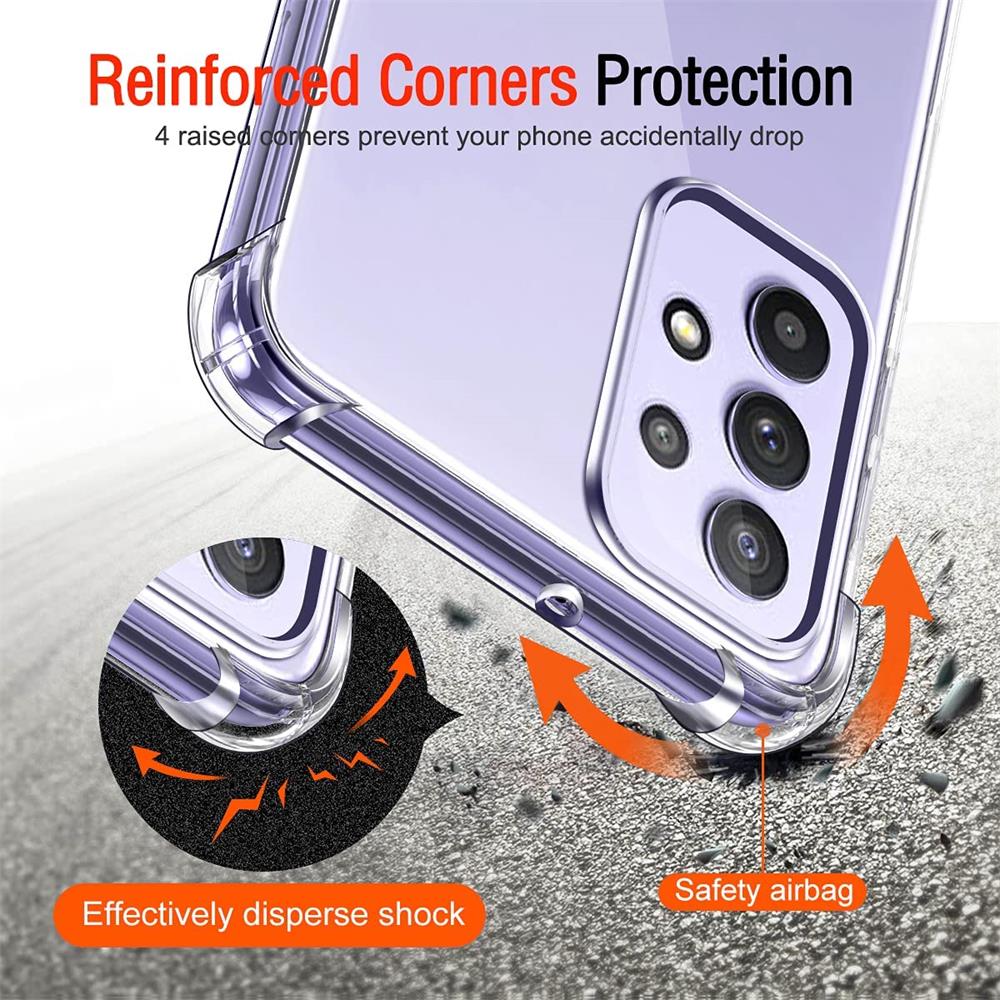 Rugged TPU für Samsung Galaxy A72 in Transparent